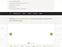 Tablet Screenshot of gwinnupsrestoration.com